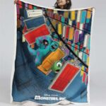 Monster University Alle Charaktere 04 Decke – Fleecedecke