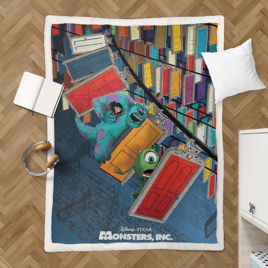 Monster University Alle Charaktere 04 Decke - Fleecedecke – Bild 3