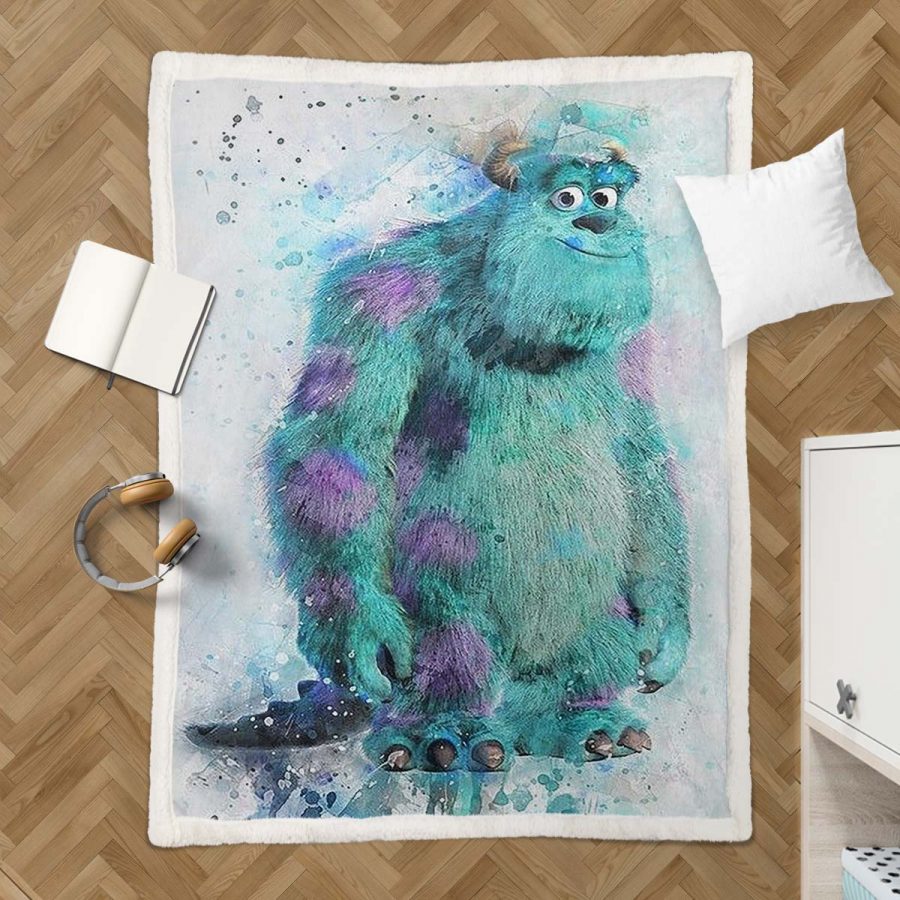 Monster University James P. Sullivan 01 Decke - Fleecedecke – Bild 3