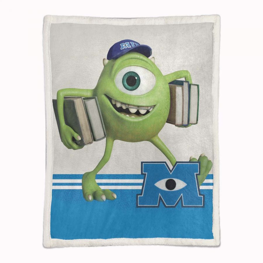 Monster University Mike Wazowski 02 Decke - Fleecedecke – Bild 2
