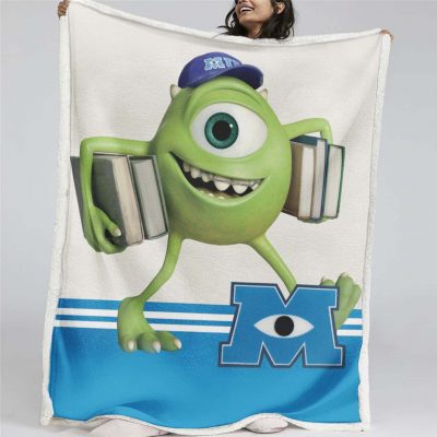 Monster University Mike Wazowski 02 Decke - Fleecedecke