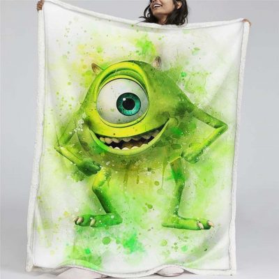 Monster University Mike Wazowski 03 Decke - Fleecedecke