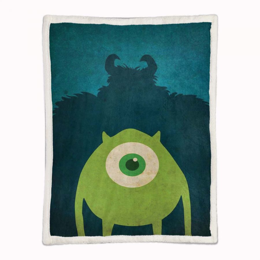 Monster University – Mike Wazowski Decke - Fleecedecke – Bild 2