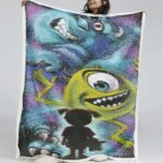 Monster University – Mike Wazowski und James P. Sullivan 03 Decke – Fleecedecke