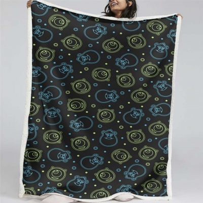 Monster University - Mike Wazowski und James P. Sullivan 05 Decke - Fleecedecke