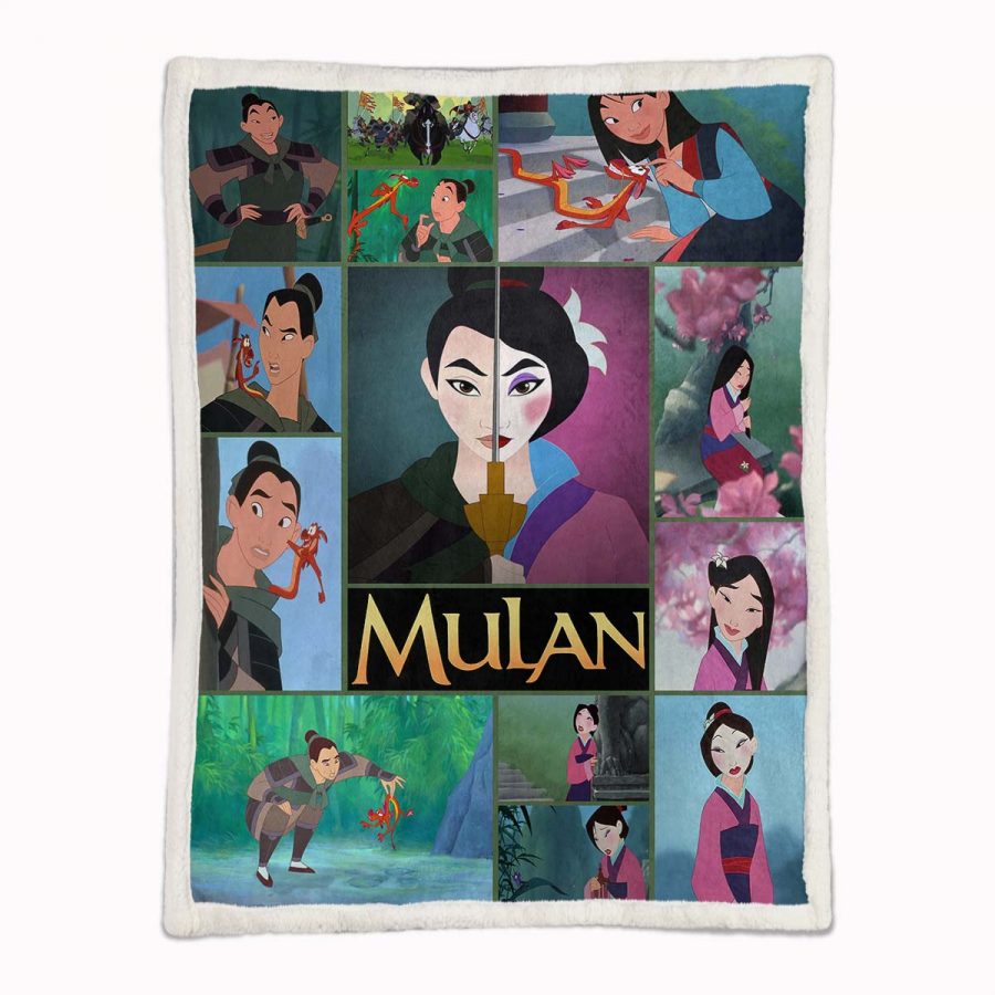 Mulan Disney 1001 Decke - Fleecedecke – Bild 2