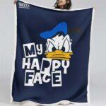 Mein glückliches Gesicht, Donald Duck Decke – Fleecedecke