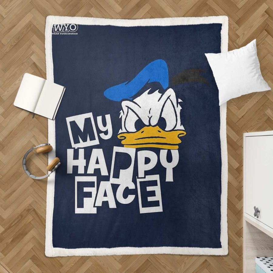 Mein glückliches Gesicht, Donald Duck Decke - Fleecedecke – Bild 3