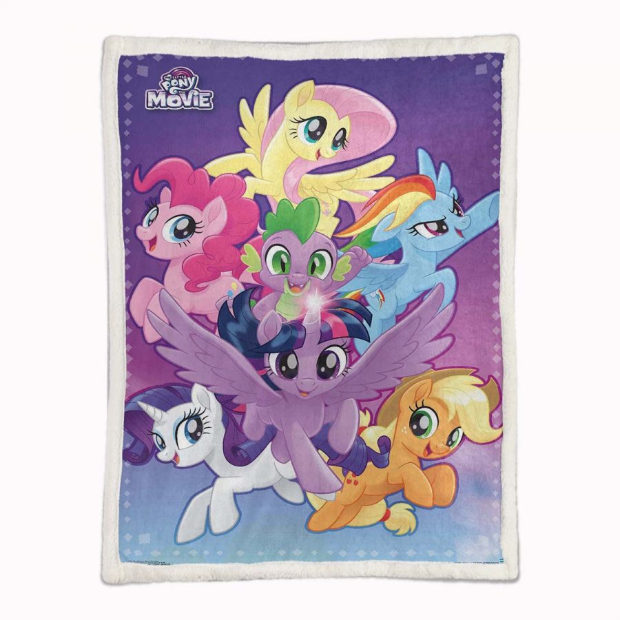 My Little Pony Alle Charaktere 02 Decke - Fleecedecke – Bild 2