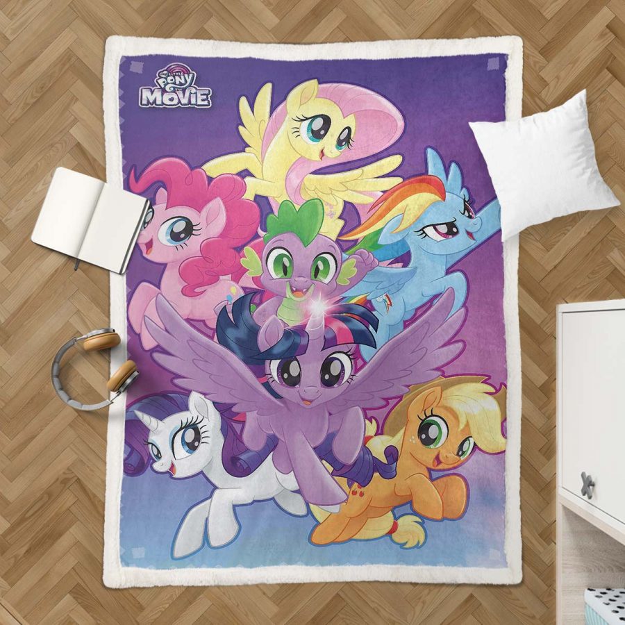 My Little Pony Alle Charaktere 02 Decke - Fleecedecke – Bild 3