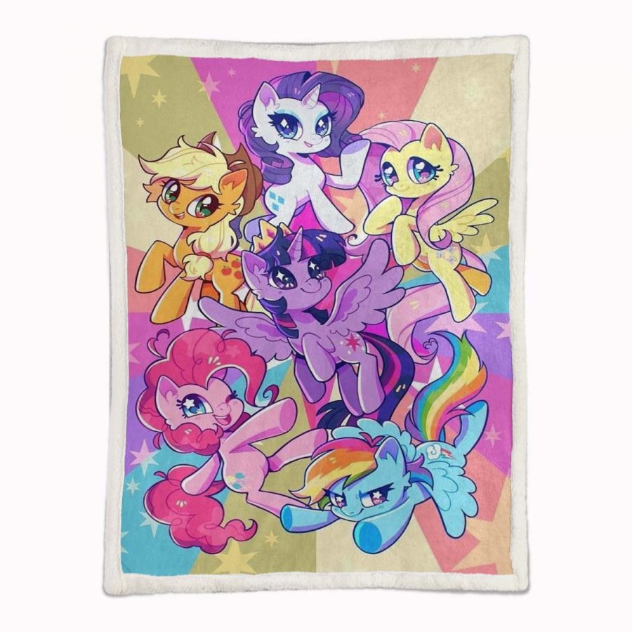 My Little Pony Alle Charaktere 03 Decke - Fleecedecke – Bild 2