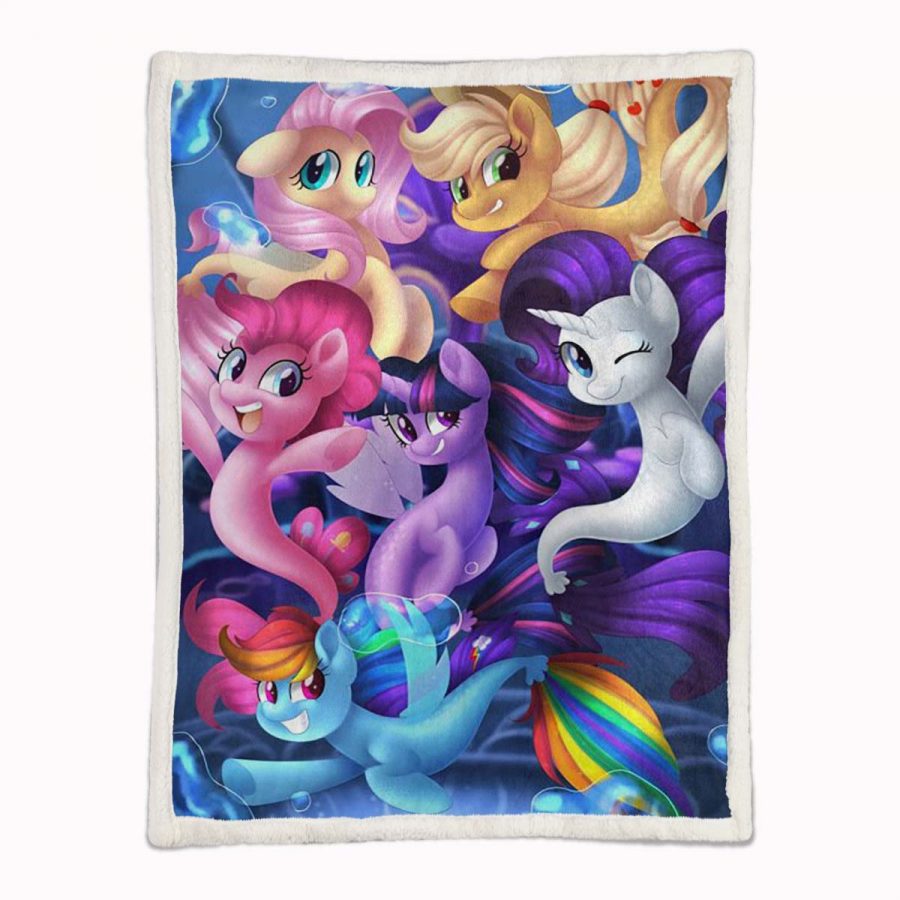 My Little Pony Alle Charaktere 04 Decke - Fleecedecke – Bild 2