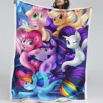 My Little Pony Alle Charaktere 04 Decke – Fleecedecke