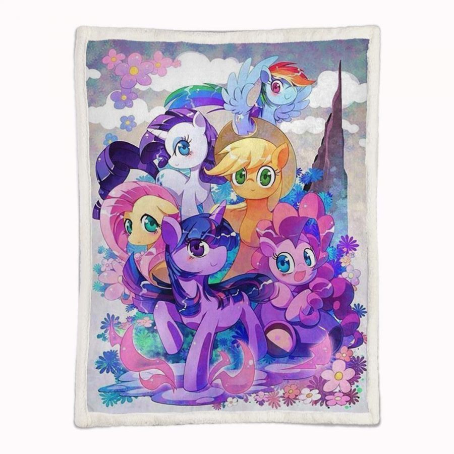 My Little Pony Alle Charaktere 05 Decke - Fleecedecke – Bild 2
