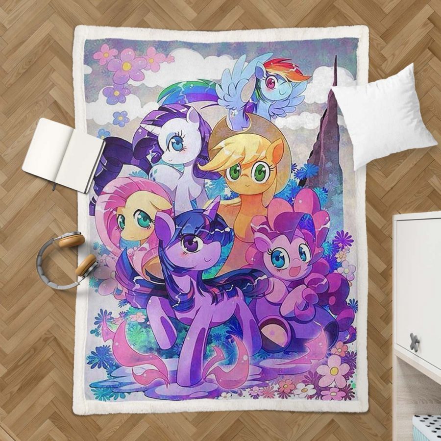 My Little Pony Alle Charaktere 05 Decke - Fleecedecke – Bild 3