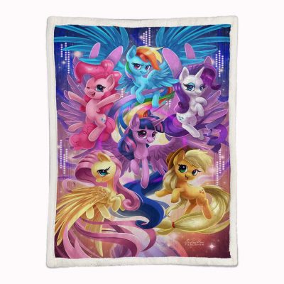 Alternative view of My Little Pony Alle Charaktere 06 Decke - Fleecedecke