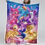 My Little Pony Alle Charaktere 06 Decke – Fleecedecke