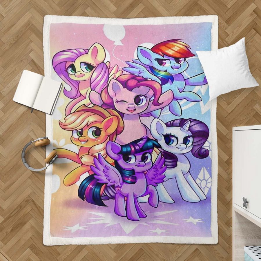 My Little Pony Alle Charaktere 07 Decke - Fleecedecke – Bild 3