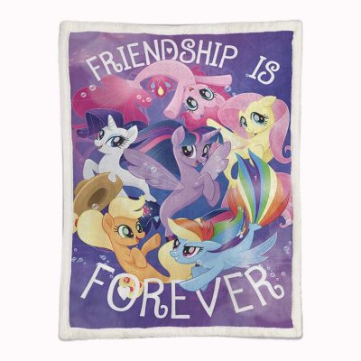 Alternative view of My Little Pony - Alle Charaktere Decke - Fleecedecke