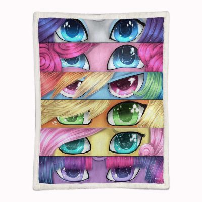 Alternative view of My Little Pony Alle Charaktere 11 Decke - Fleecedecke