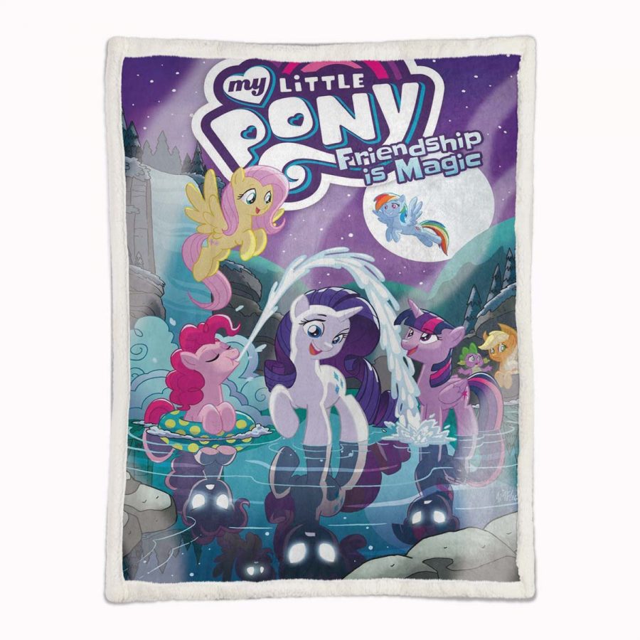 My Little Pony Alle Charaktere Freundschaft ist Magie Decke - Fleecedecke – Bild 2