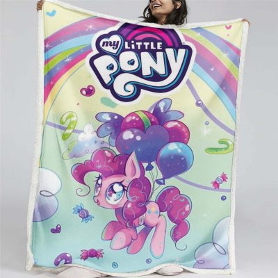 My Little Pony, rosa Einhorn Decke - Fleecedecke