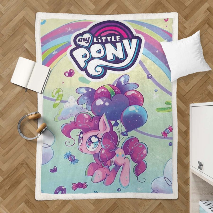 My Little Pony, rosa Einhorn Decke - Fleecedecke – Bild 3