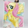 My Little Pony, gelbes Einhorn Decke - Fleecedecke