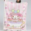 Meine Melodie Süßes Hello Kitty 01 Decke - Fleecedecke