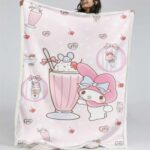 Meine Melodie Süßes Hello Kitty 04 Decke – Fleecedecke