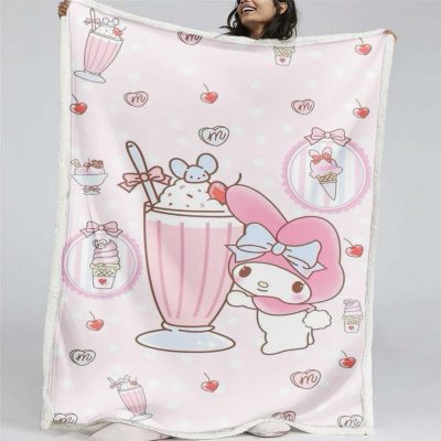 Meine Melodie Süßes Hello Kitty 04 Decke - Fleecedecke