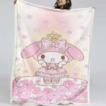 Meine Melodie Süßes Hello Kitty 05 Decke – Fleecedecke