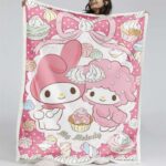 Meine Melodie Süßes Hello Kitty 08 Decke – Fleecedecke