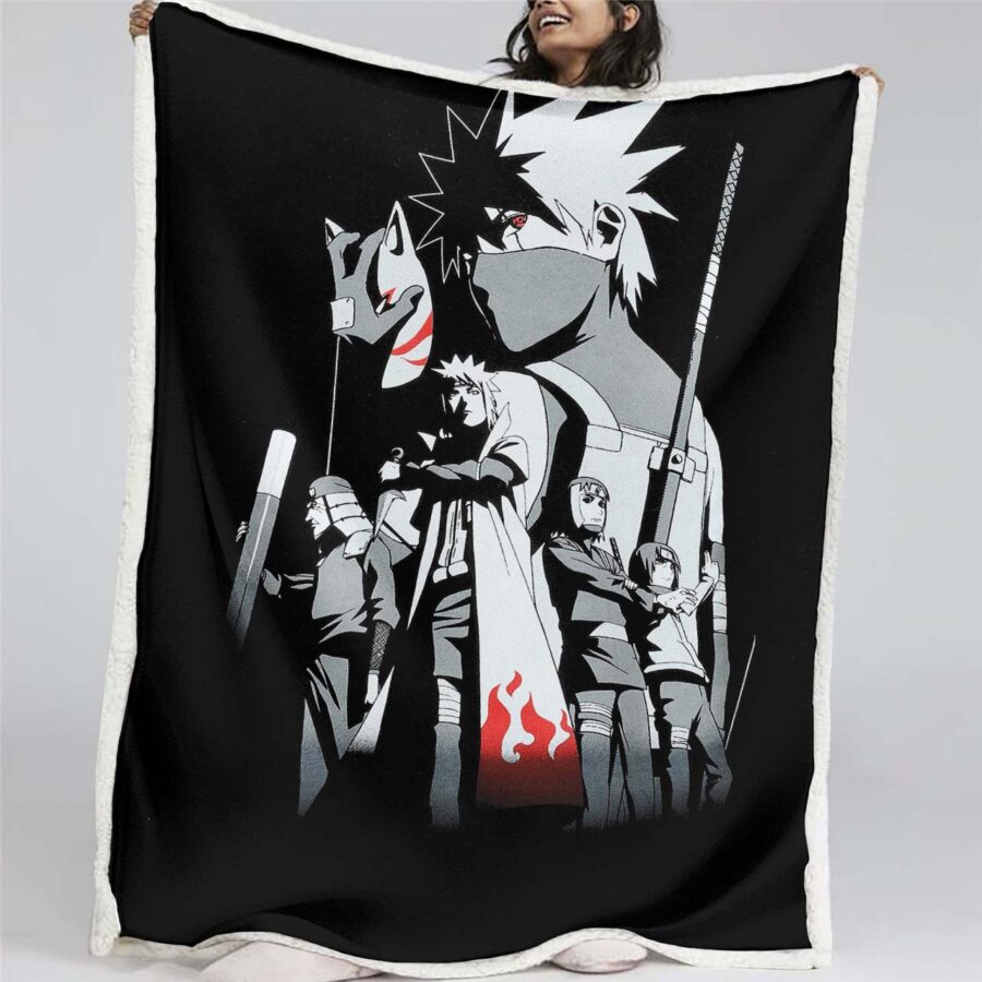 Naruto-Charaktere 01 Decke - Fleecedecke