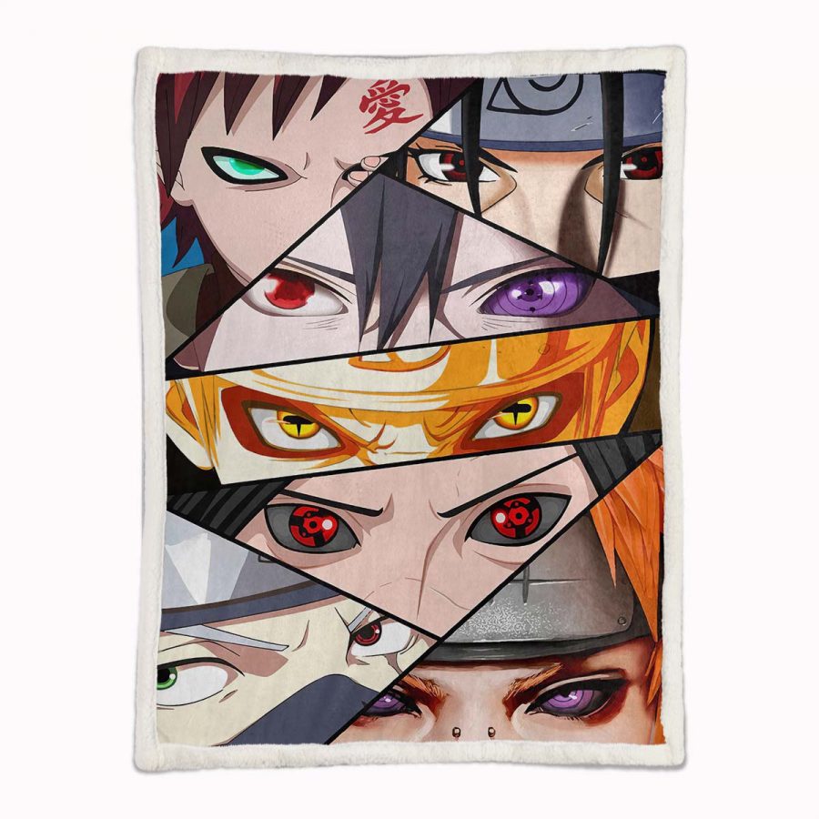 Naruto-Charaktere 02 Decke - Fleecedecke – Bild 2