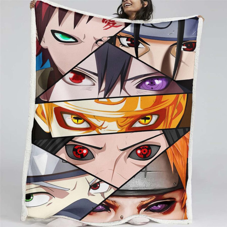 Naruto-Charaktere 02 Decke - Fleecedecke