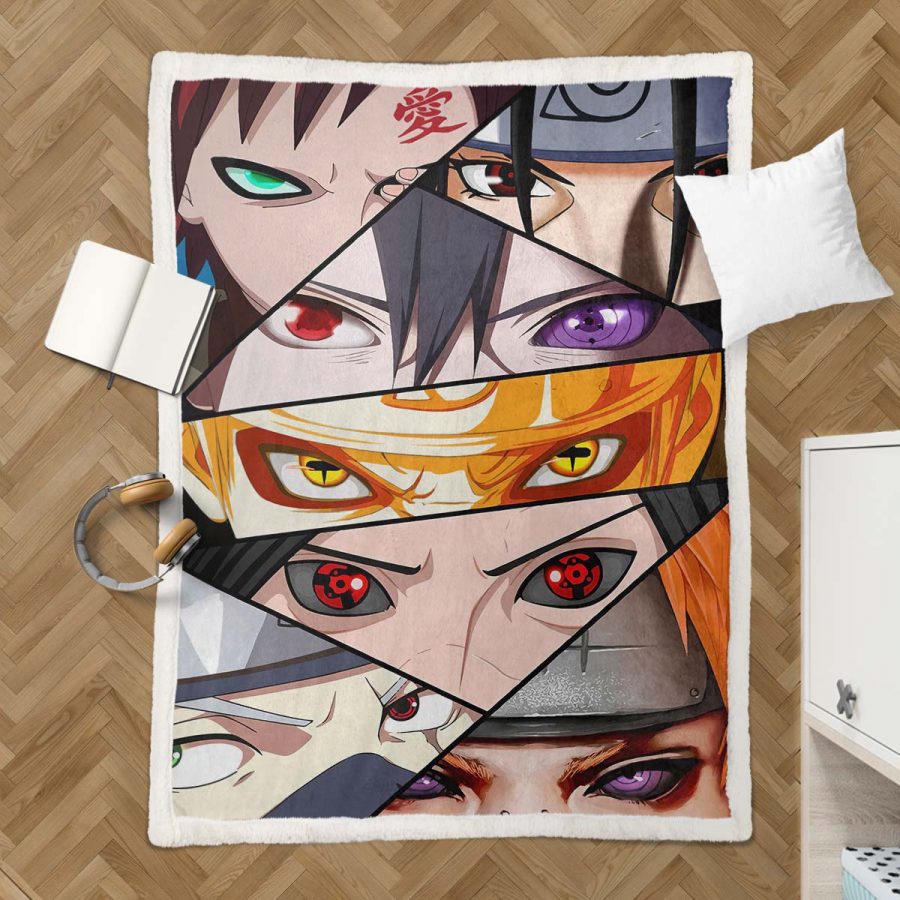 Naruto-Charaktere 02 Decke - Fleecedecke – Bild 3
