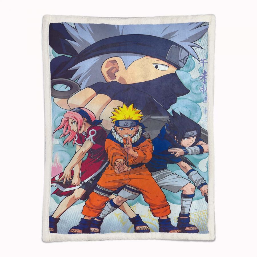 Naruto-Charaktere 03 Decke - Fleecedecke – Bild 2