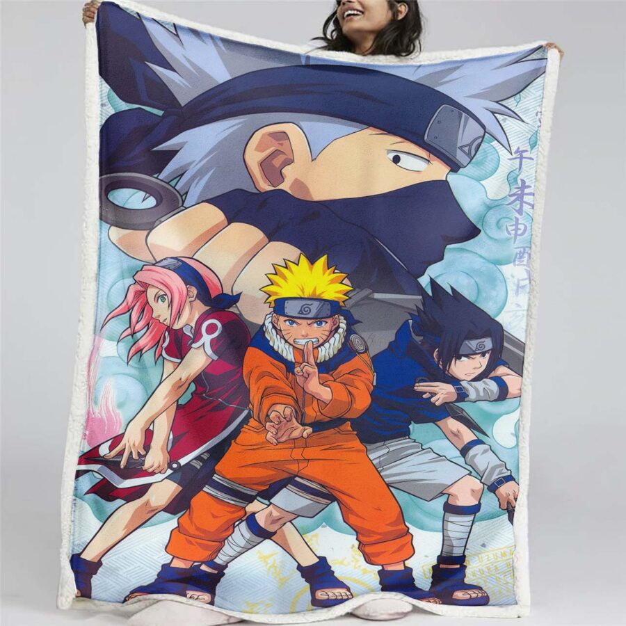 Naruto-Charaktere 03 Decke - Fleecedecke
