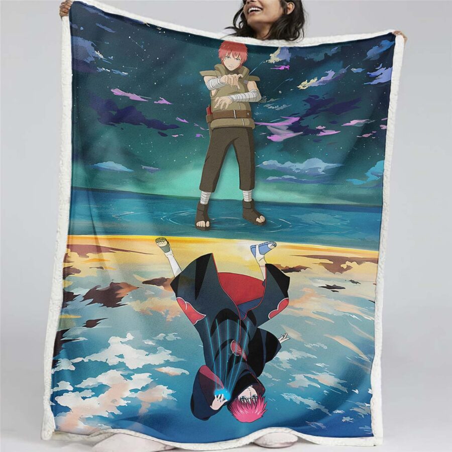 Naruto-Charaktere Decke - Fleecedecke