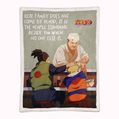 Alternative view of Naruto-Figuren im Ramen-Restaurant 01 Decke - Fleecedecke