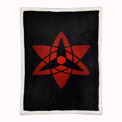 Alternative view of Naruto Mangekyou Sharingan Decke - Fleecedecke