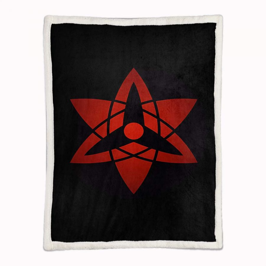 Naruto Mangekyou Sharingan Decke - Fleecedecke – Bild 2