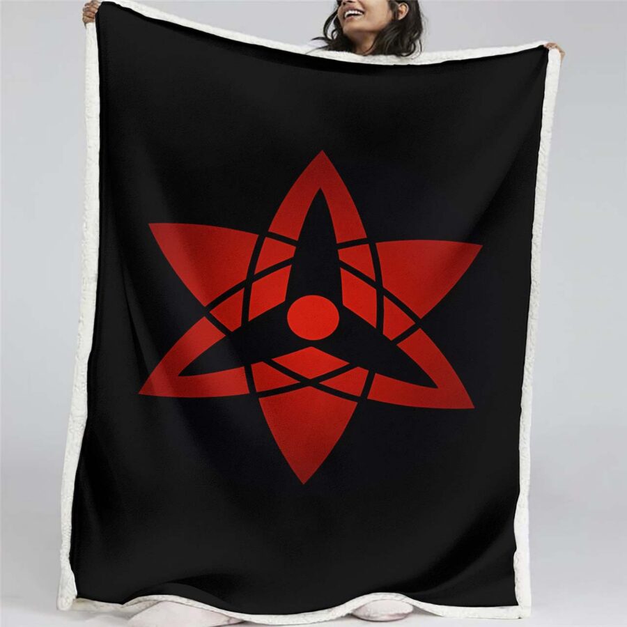 Naruto Mangekyou Sharingan Decke - Fleecedecke