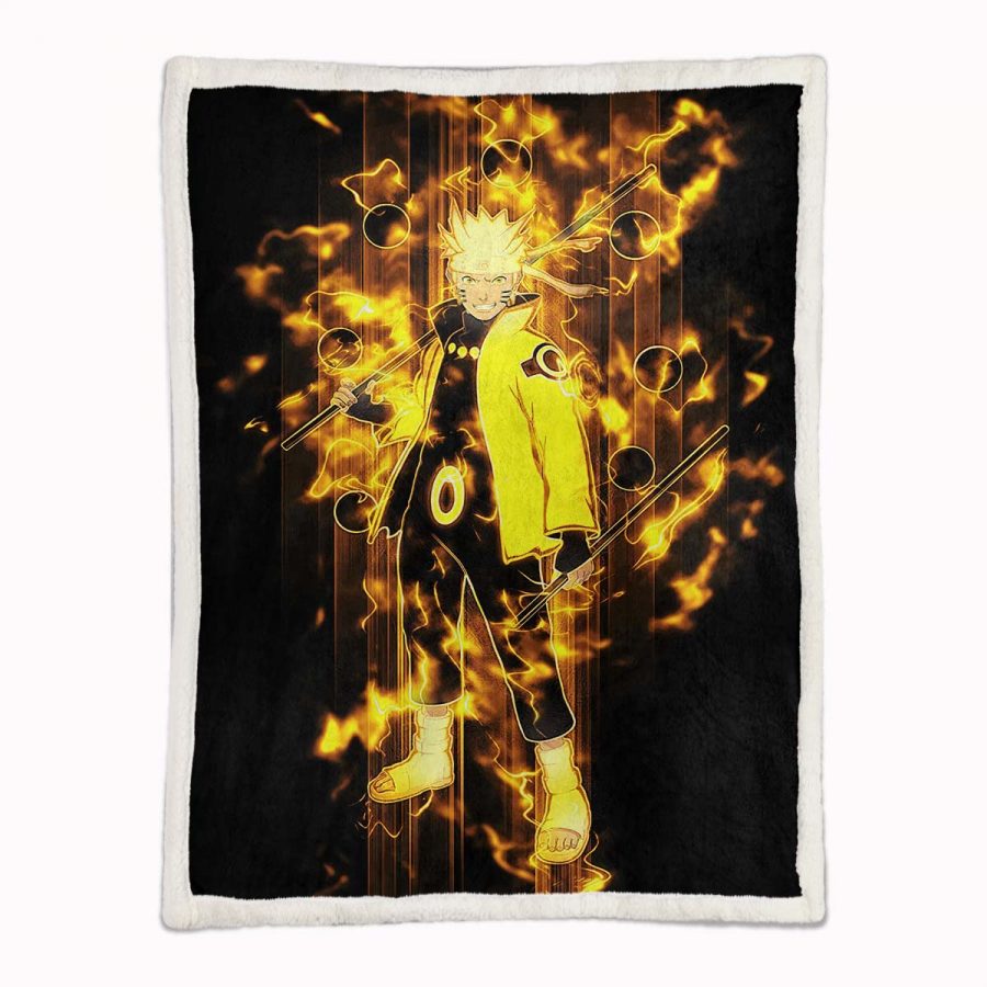 Naruto Uzumaki Charakter 01 Decke - Fleecedecke – Bild 2