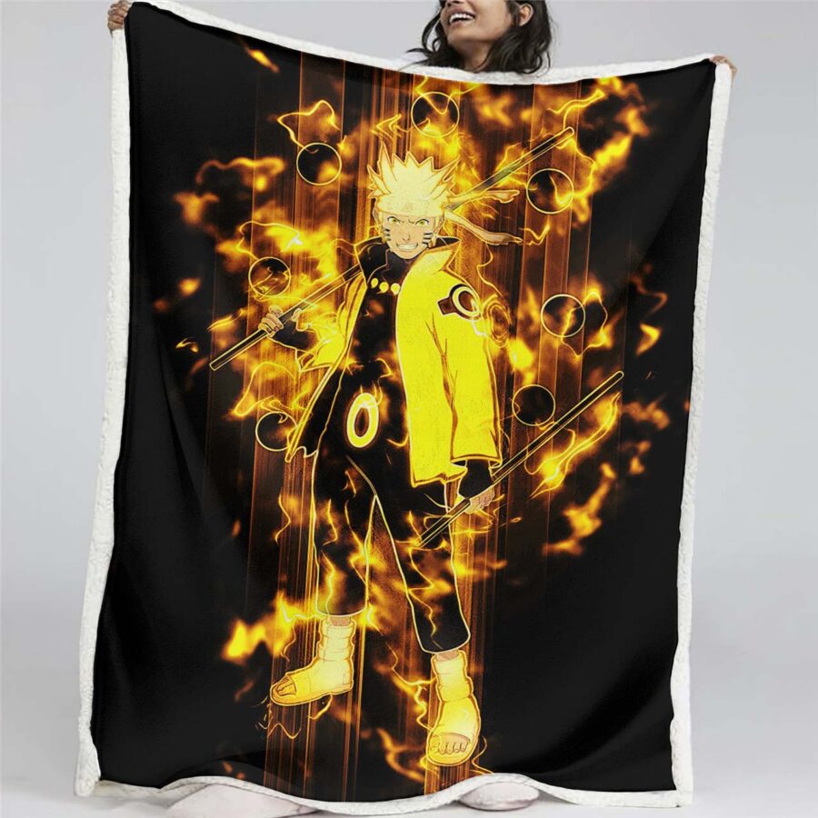 Naruto Uzumaki Charakter 01 Decke - Fleecedecke