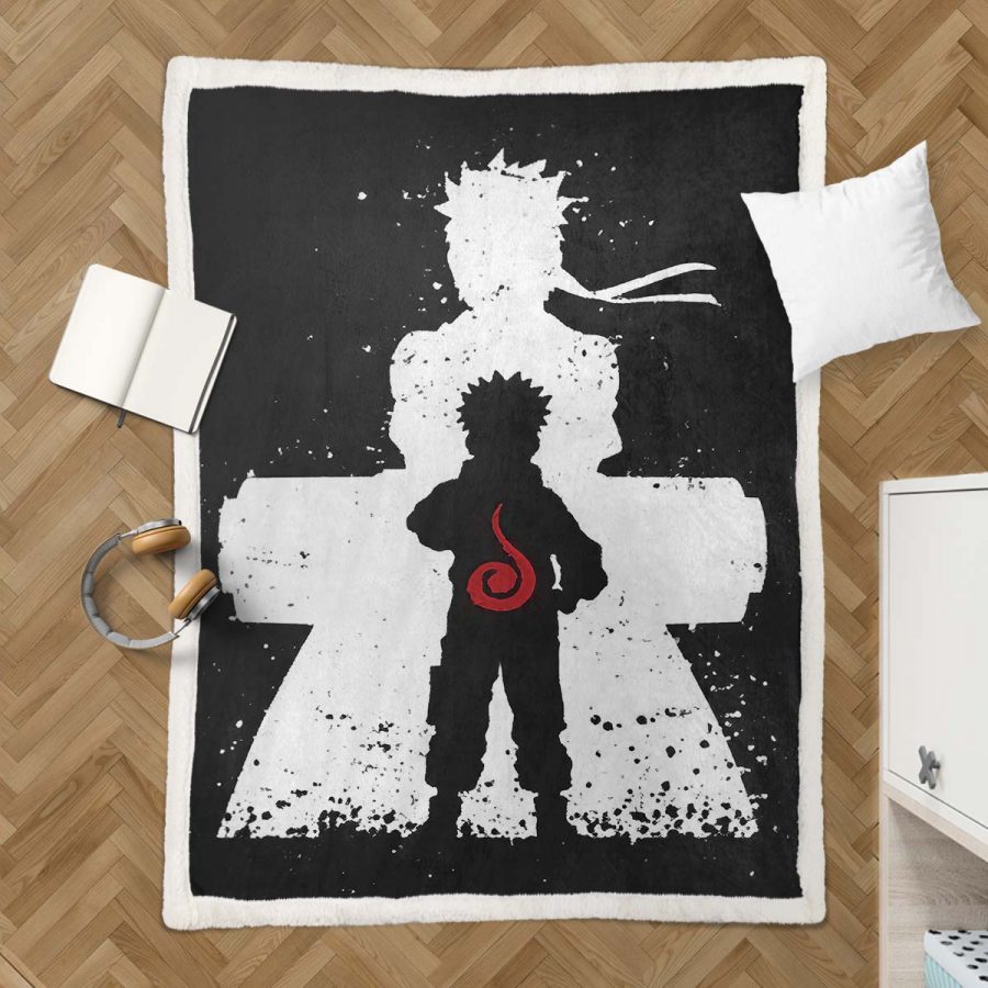 Naruto Uzumaki Charakter 03 Decke - Fleecedecke – Bild 3