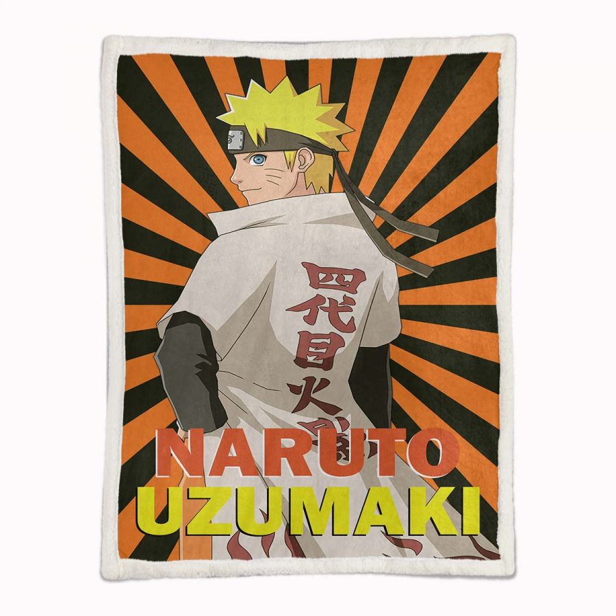 Naruto Uzumaki Charakter 04 Decke - Fleecedecke – Bild 2