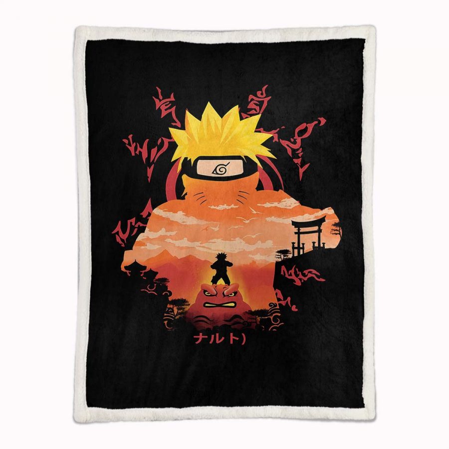 Naruto Uzumaki Charakter 07 Decke - Fleecedecke – Bild 2