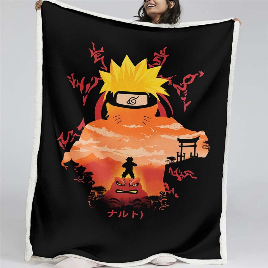 Naruto Uzumaki Charakter 07 Decke - Fleecedecke